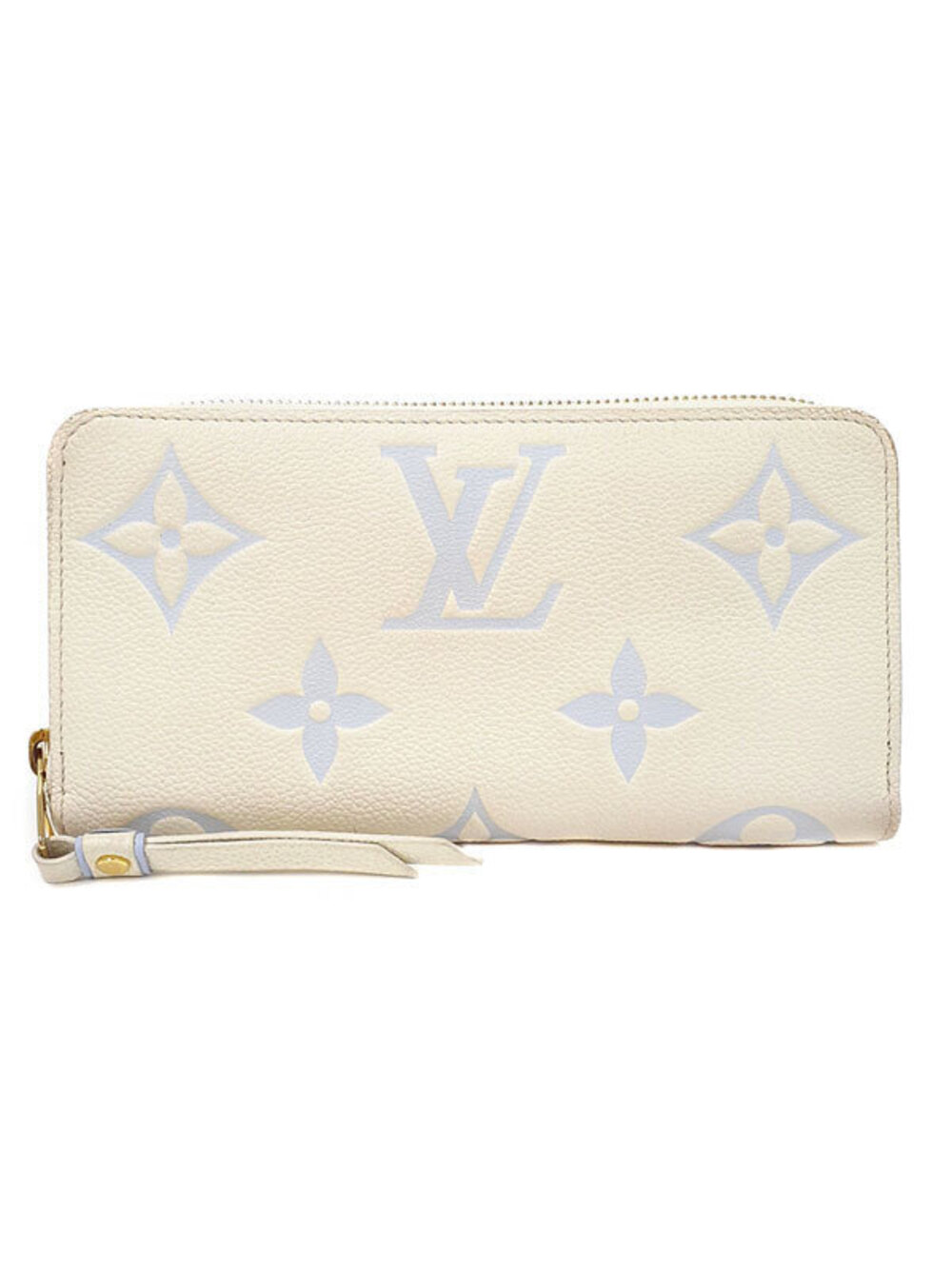 Louis Vuitton Zipper Monogram Bicolor Zippy Empreinte Wallet Long Round Brown - Picture 2 of 9
